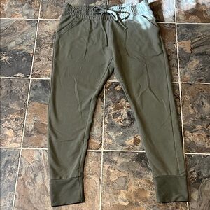LIKE NEW Free People Olive Track Pants/joggers in size large
